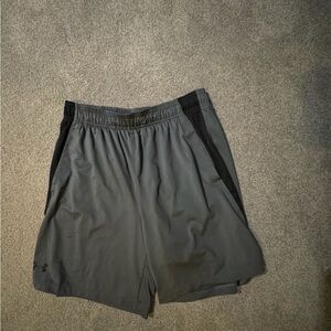 Under Armour Men's Athletic Shorts in Gray and Black